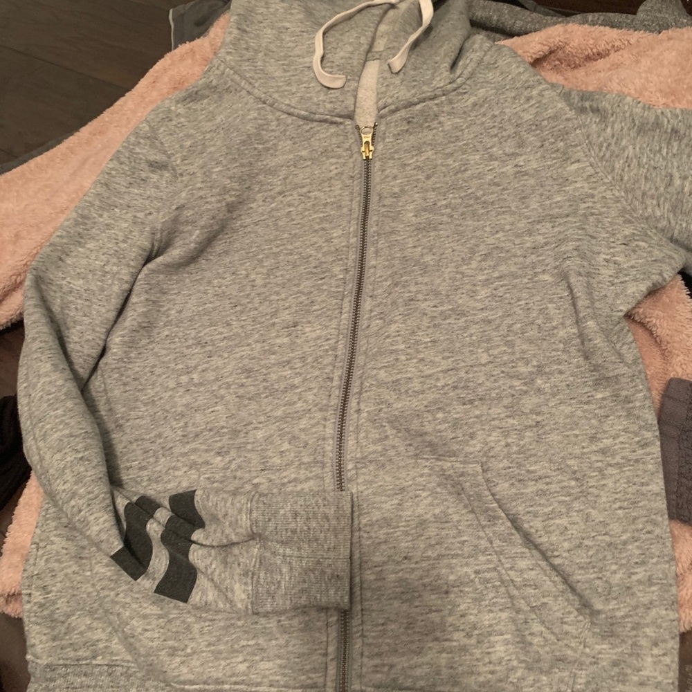 Grey Zip Up hoodie